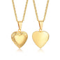 Heart Photo Locket Necklace for Women | Openable Stainless Steel Promise Jewelry