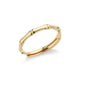 Stainless Steel Bamboo Joint Rings For Women Men Silver Color Open Adjustable Male Female Engagement Wedding Ring Jewelry
