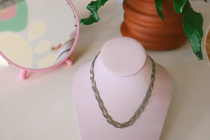 Braided Titanium Necklace