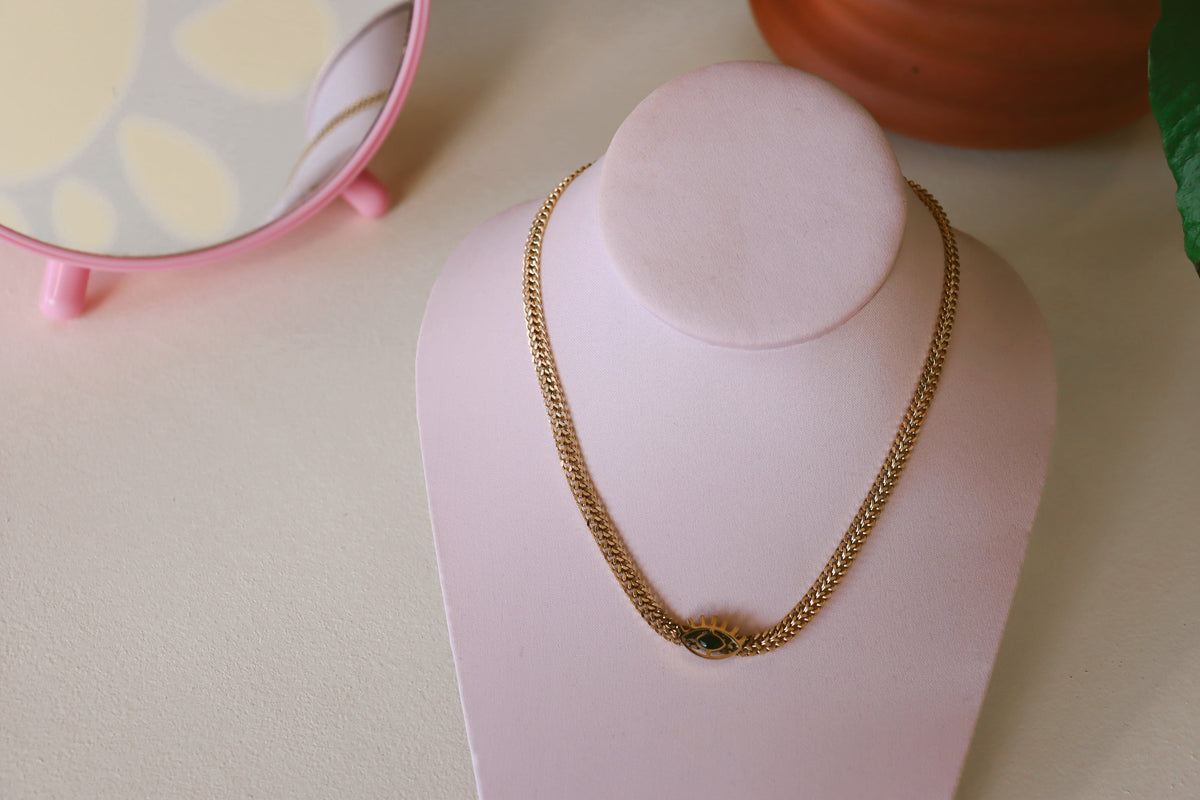 I Got my Eye on You-Titanium Necklace