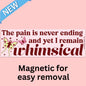 I remain whimsical bumper magnet