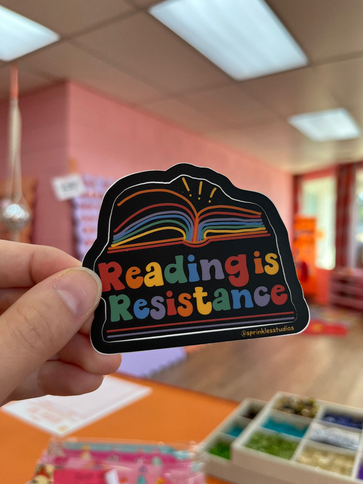Reading Resistance Sticker