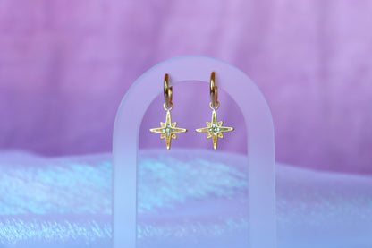 Follow Your Star-Titanium Earrings
