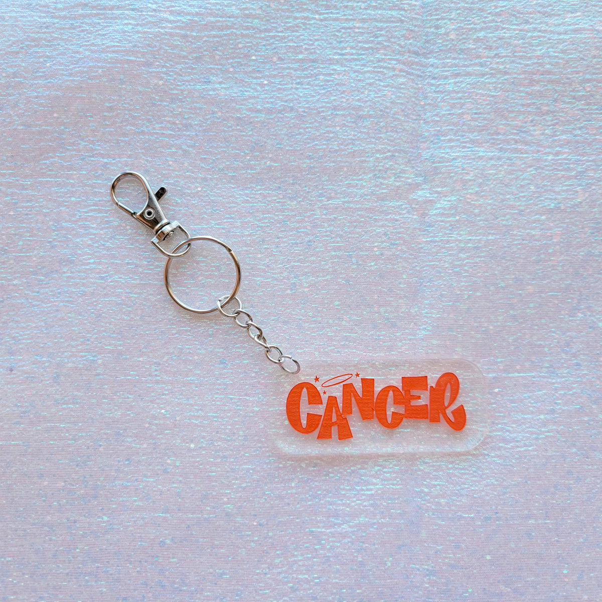 Zodiac Keychain-Orange