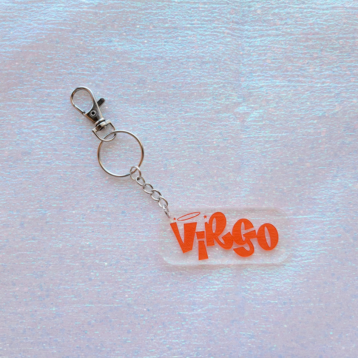 Zodiac Keychain-Orange