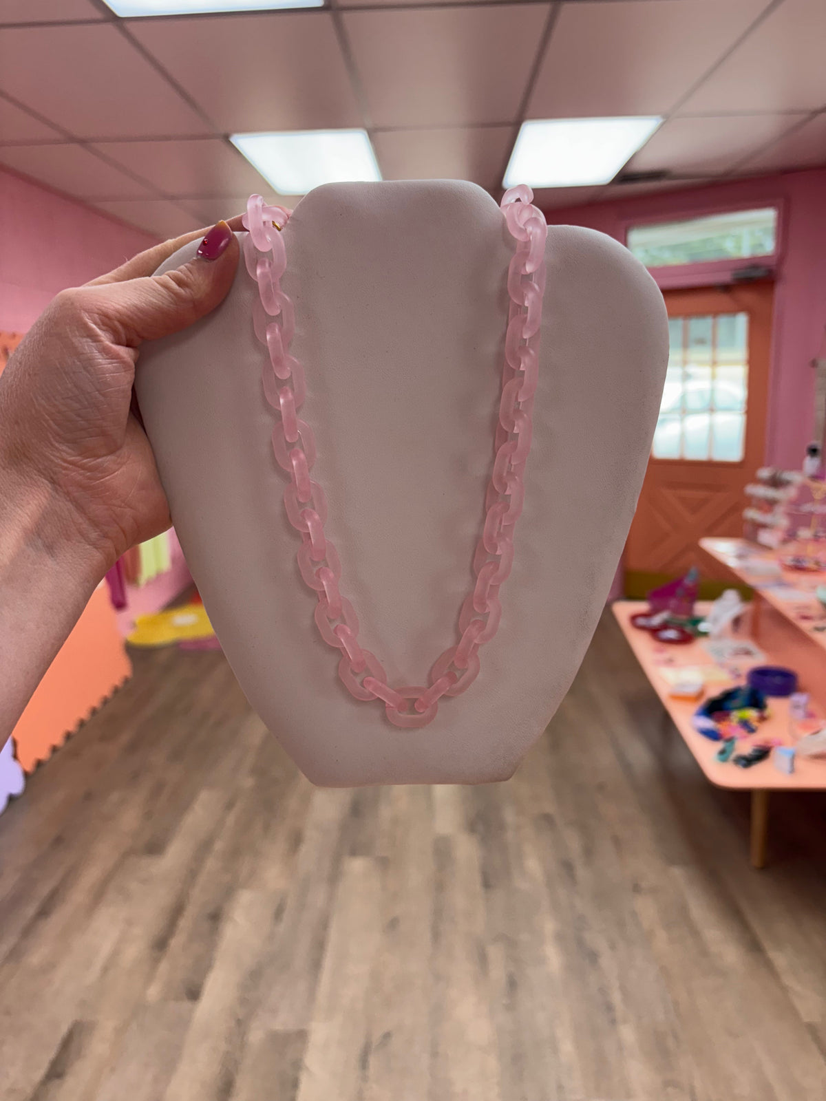 Chunky Acrylic Chain Necklace