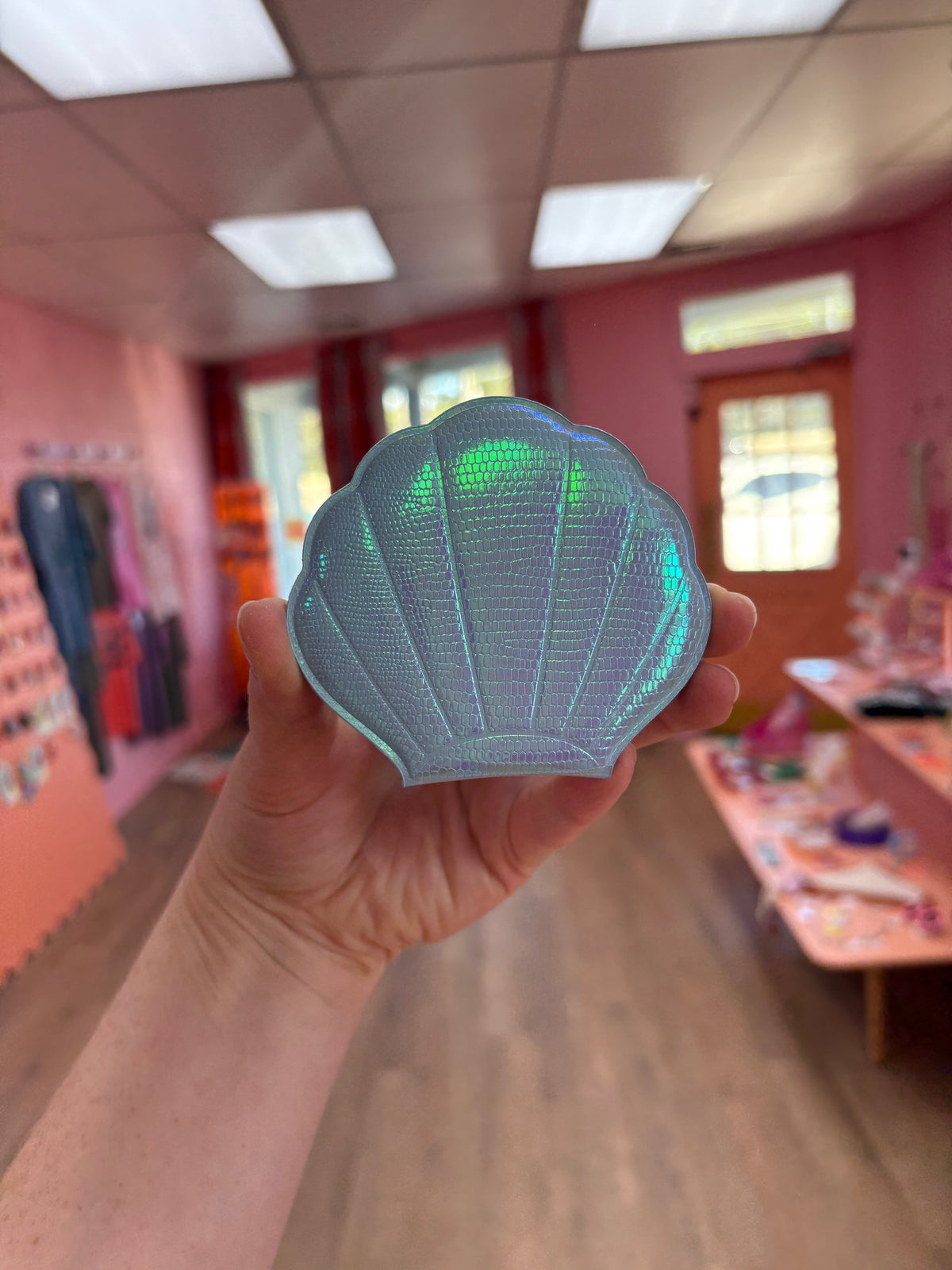 Seashell Travel Mirror