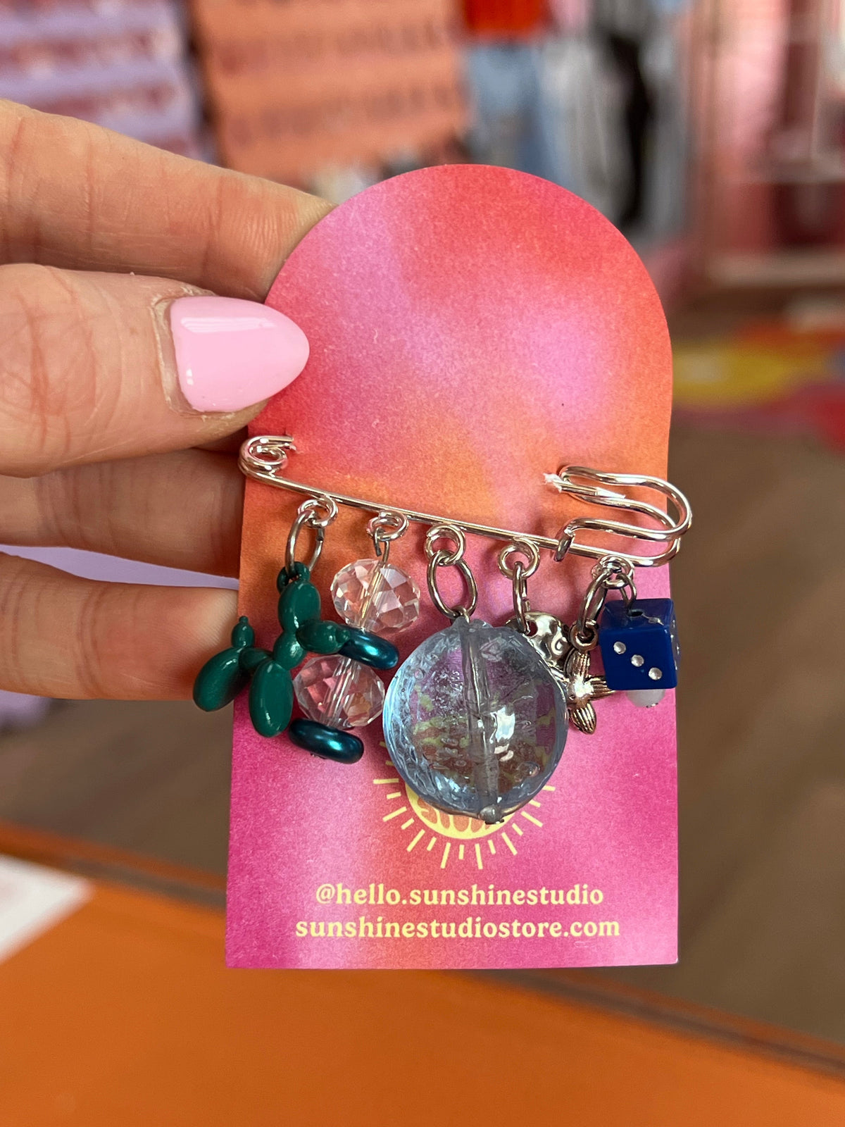Charm Accessory Bag Charm Colorful Broach