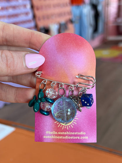 Charm Accessory Bag Charm Colorful Broach