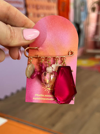 Charm Accessory Bag Charm Colorful Broach