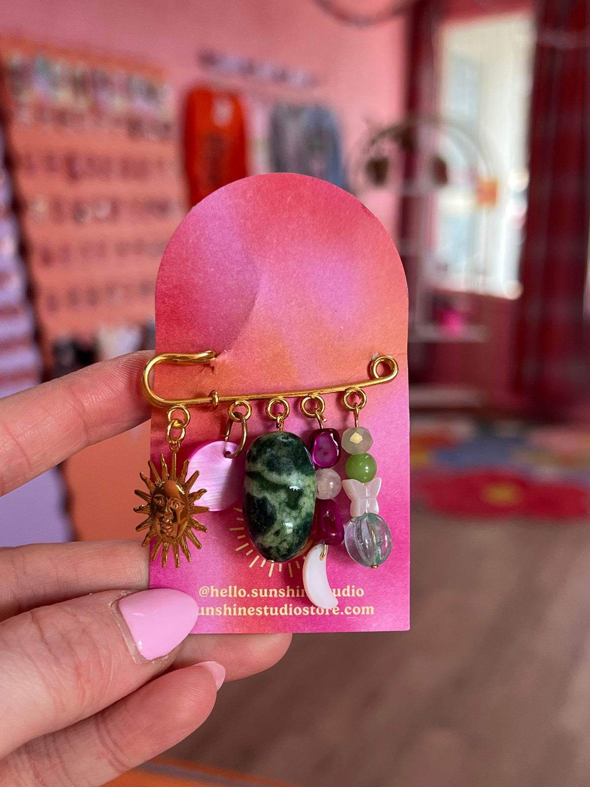 Charm Accessory Bag Charm Colorful Broach