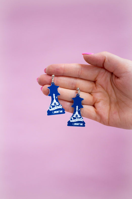 "Checkmate, I Couldn't Lose" Earrings