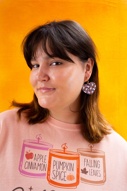 Spooky Sweetheart Heart Earrings