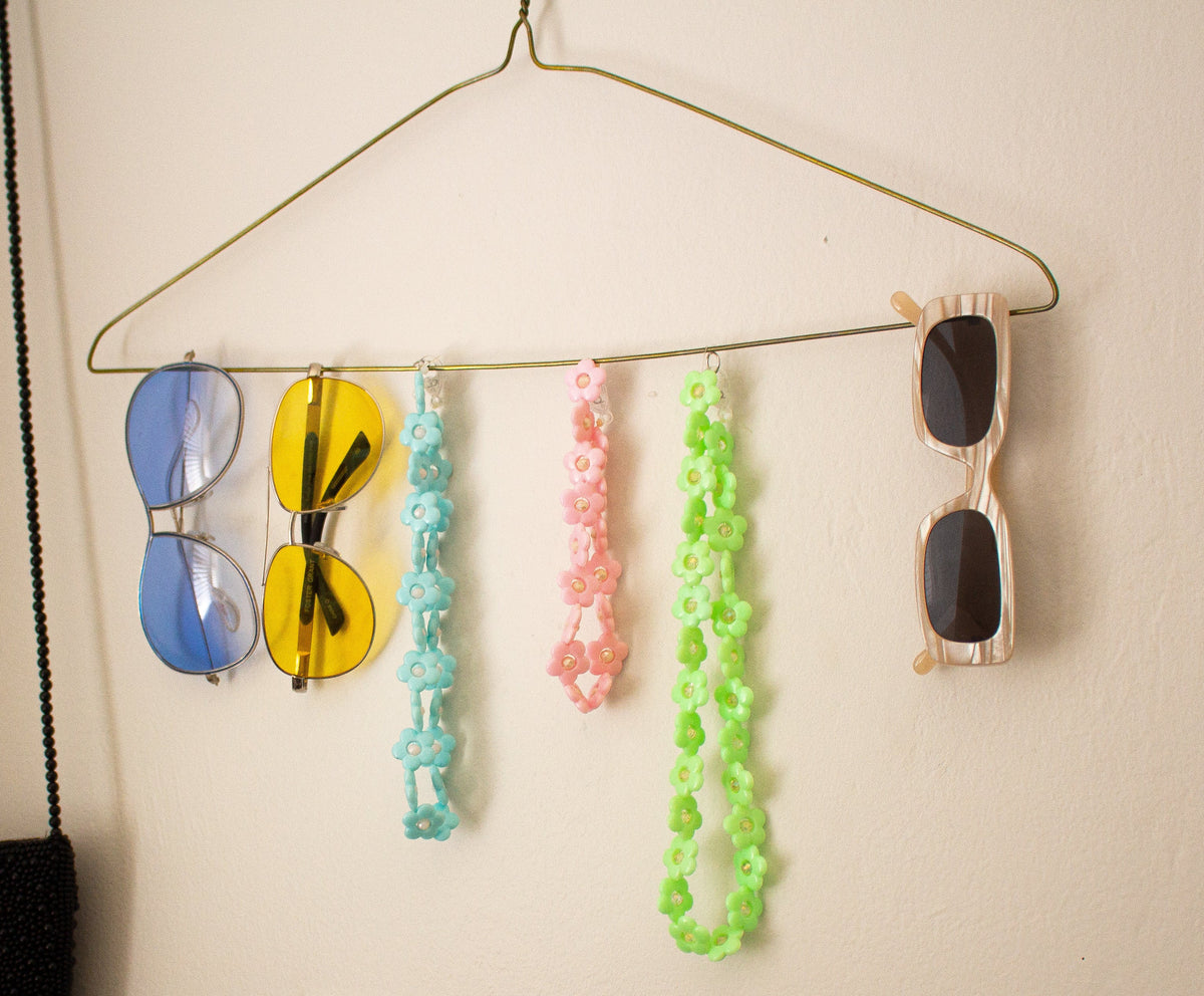 Green Pastel Flower Necklace