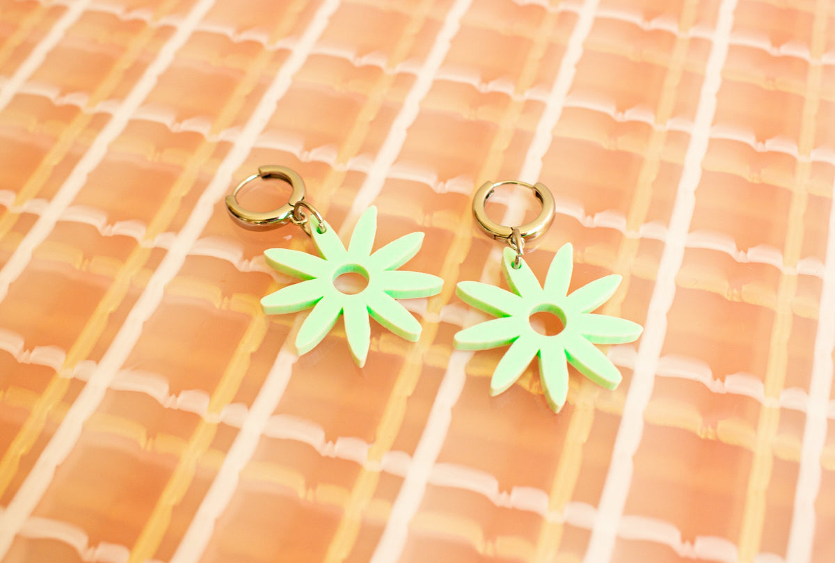 Colorful Flower Charms