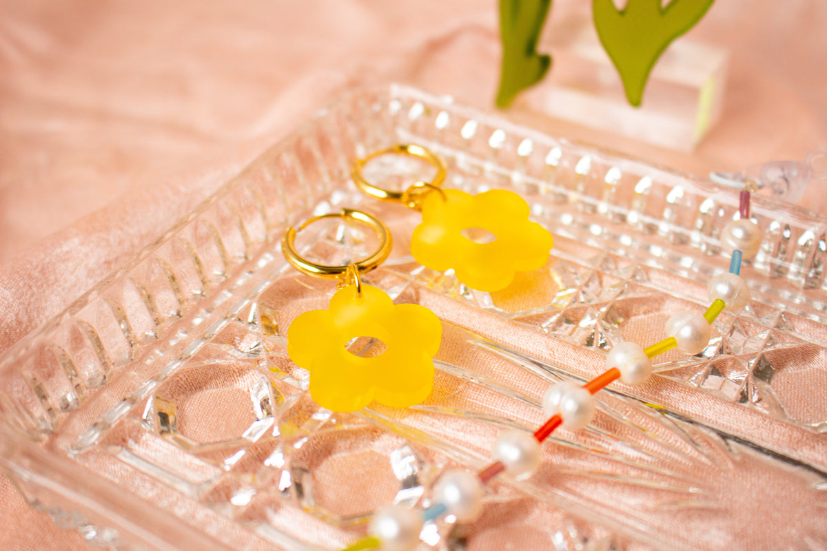 Colorful Flower Charms