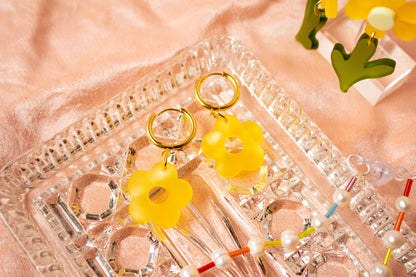 Colorful Flower Charms