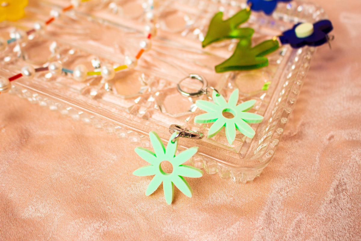 Colorful Flower Charms