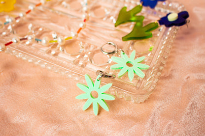 Colorful Flower Charms