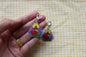 Unique Beaded Halloween Earrings