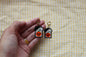 Unique Beaded Halloween Earrings