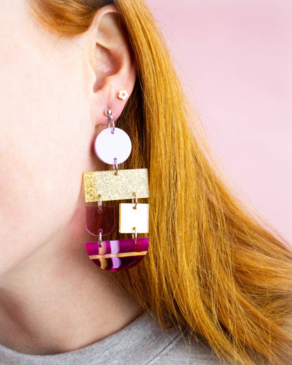 Building Community-Acrylic Earrings