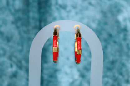 The Brooklyn-Titanium Hoop Earrings