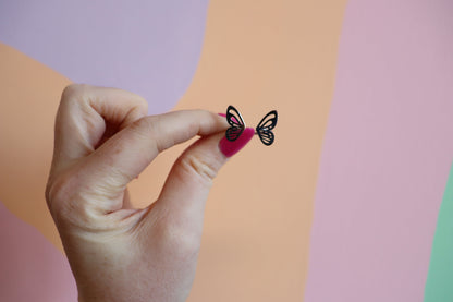 Split Butterfly Titanium Ring