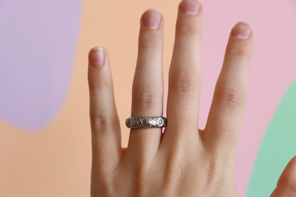 You're my Whole World-Titanium Ring