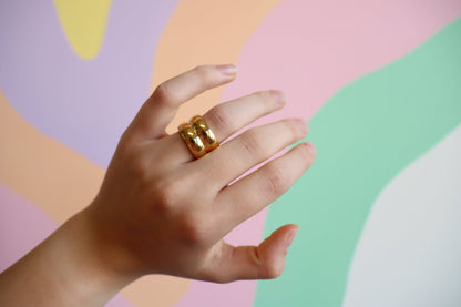 Double Stack-Titanium Ring
