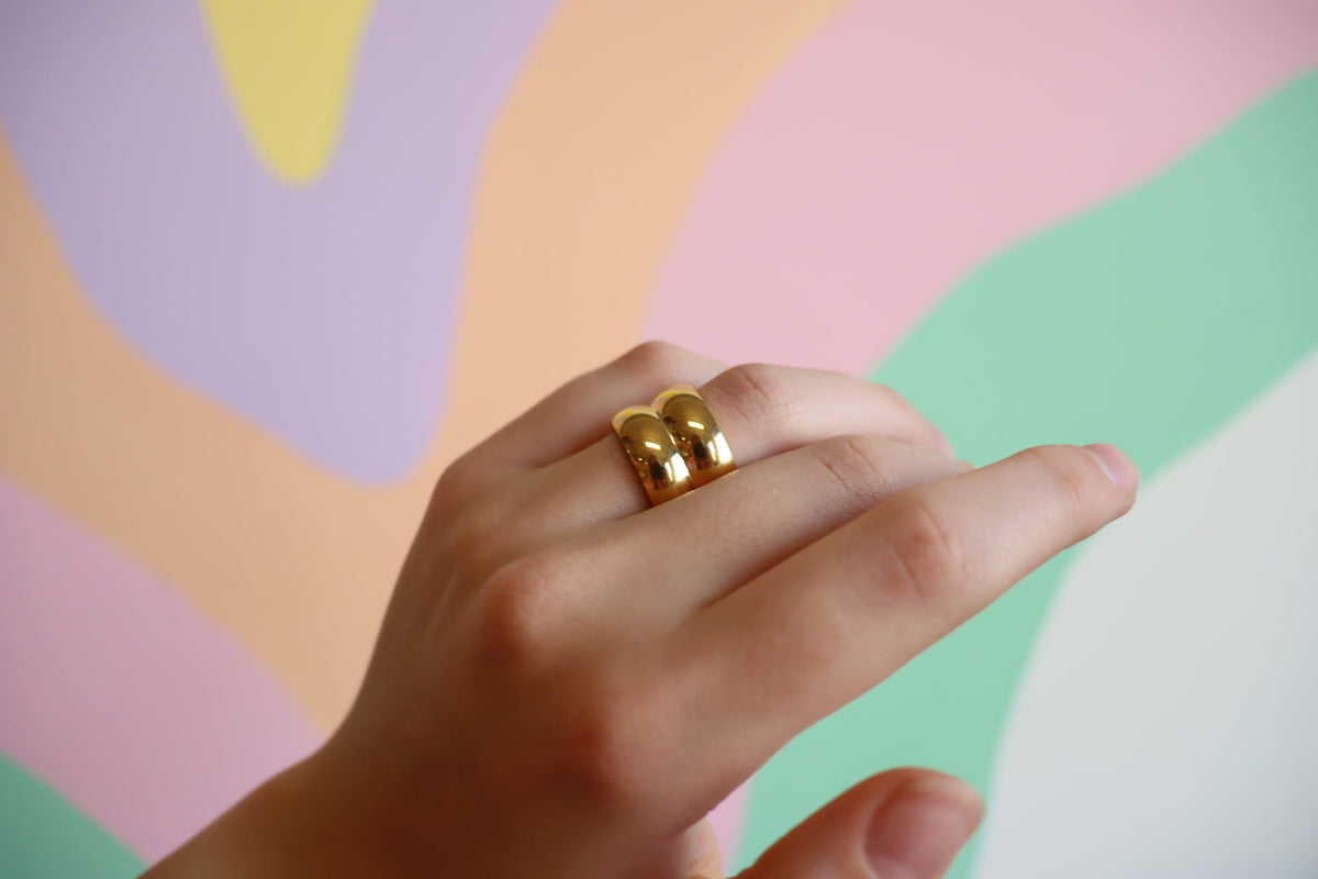Double Stack-Titanium Ring
