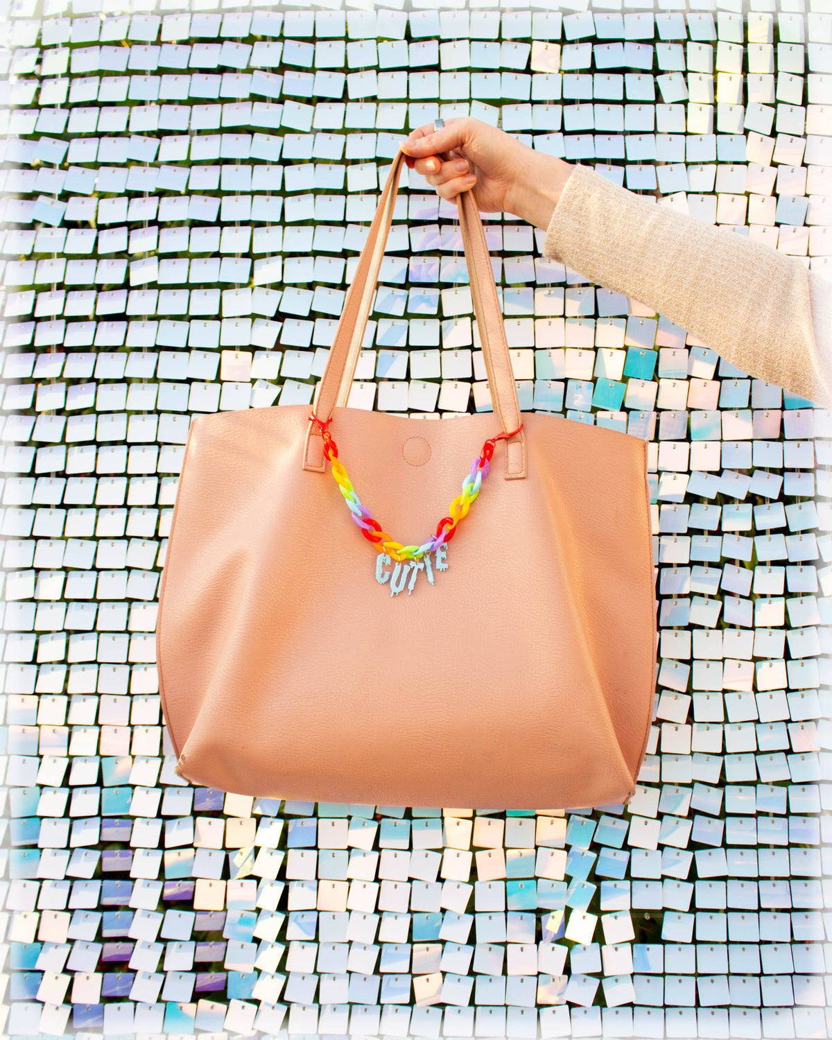 "Cutie" Rainbow Bag Chain