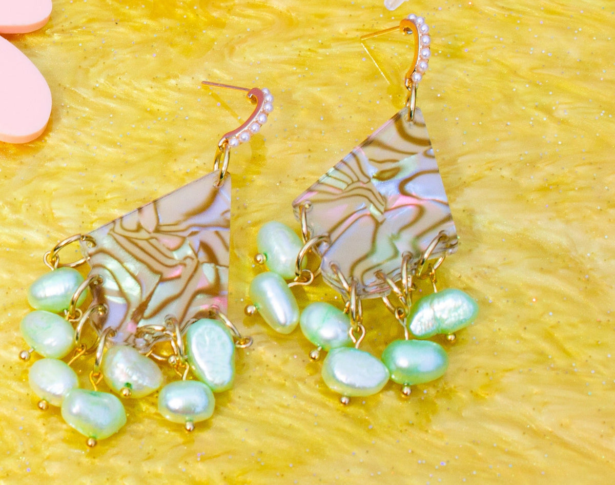 Healthy Dose of Vitamin Sea Pearl Earrings