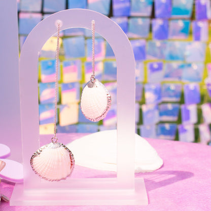 Arca Shell Threader Earrings