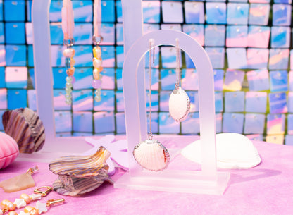 Arca Shell Threader Earrings