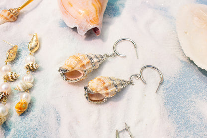 Cinerea Shell Earrings