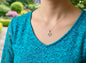 Sterling silver messianic star of david necklace with gold inlayed gold cross at the center crucifix seal of solomon