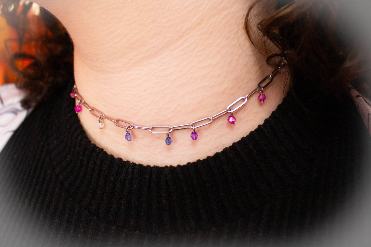 Choker Titanium Pride Colored Necklace