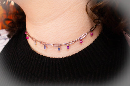 Choker Titanium Pride Colored Necklace