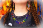 Flower Fields all Year-Rainbow Titanium Necklace