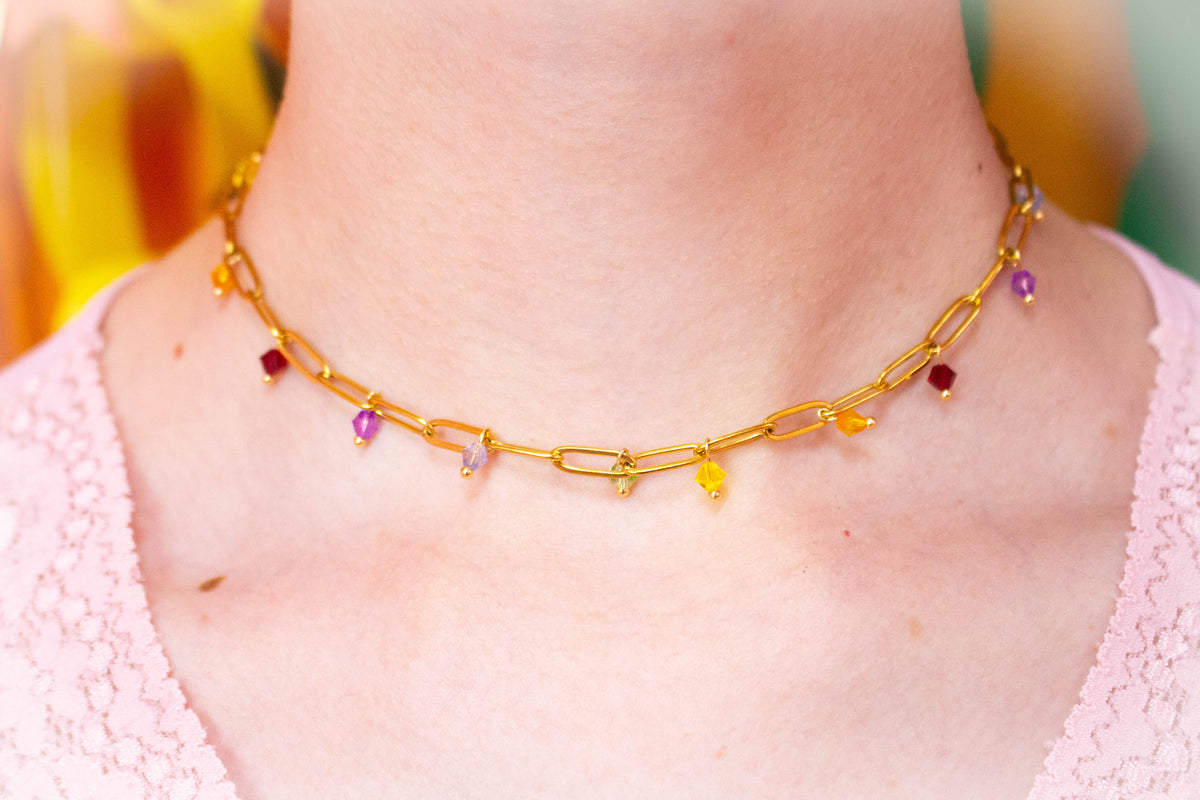 Choker Titanium Pride Colored Necklace