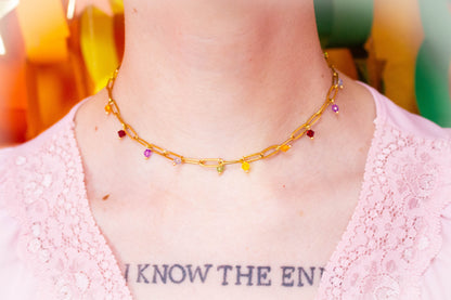 Choker Titanium Pride Colored Necklace