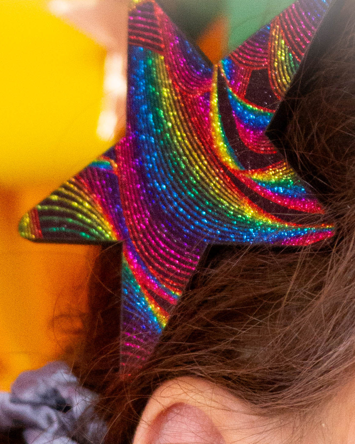 Colorful Star Statement Hair Barrette