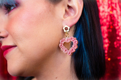 Buy Yourself Flowers-Engraved Daisy Earrings
