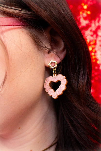 Buy Yourself Flowers-Engraved Daisy Earrings