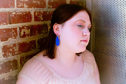 Colorful Beetle Bug Dangle Earrings