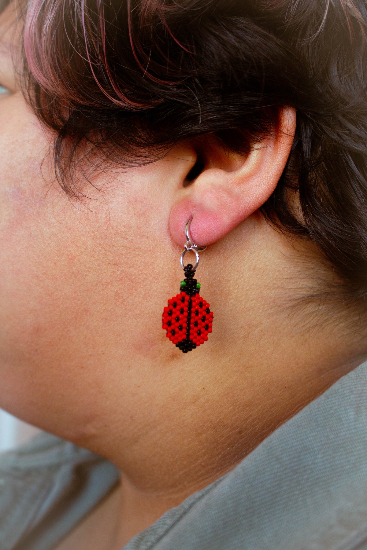Beaded Lady Bug