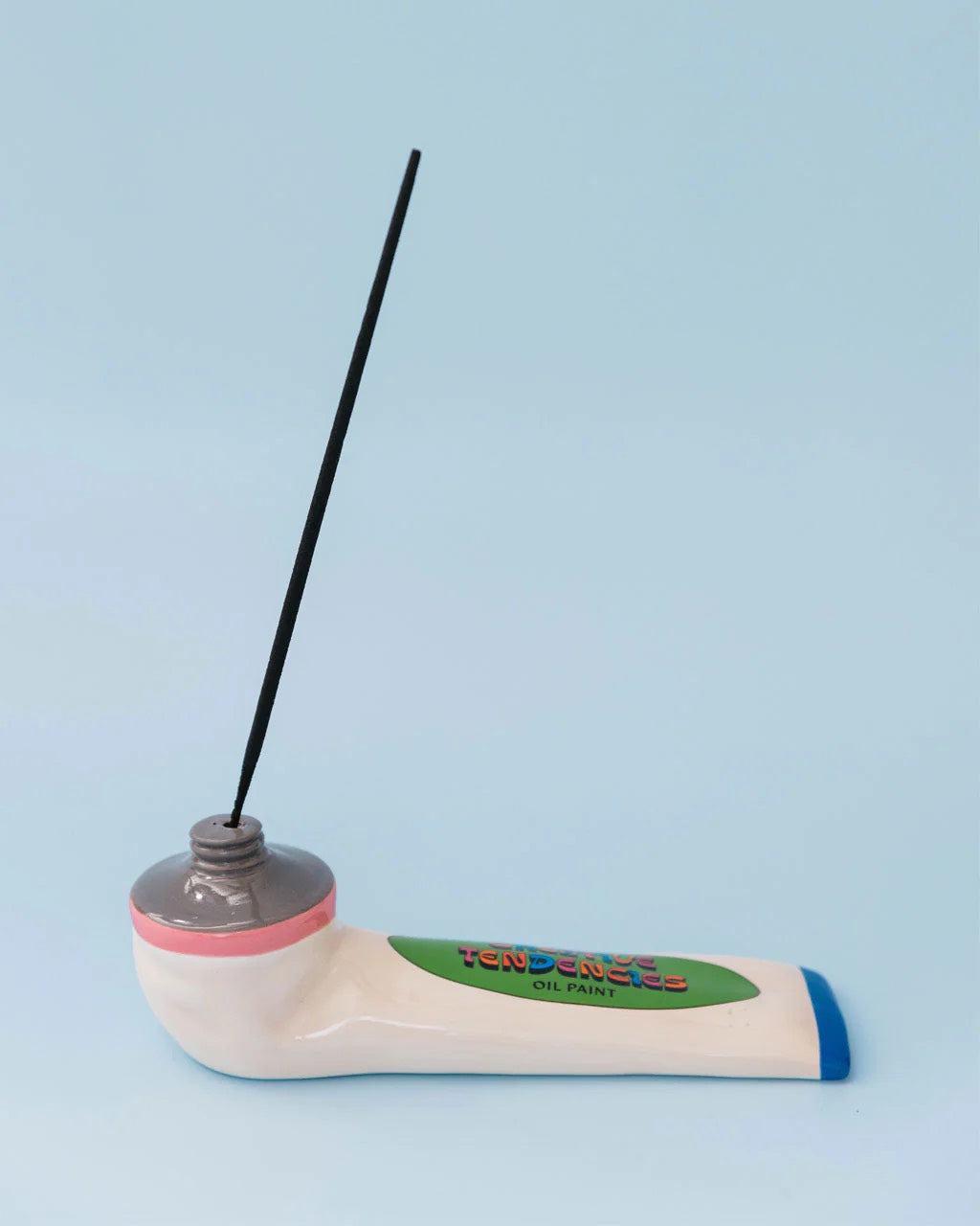 Ceramic Incense Holder - Paint Tube