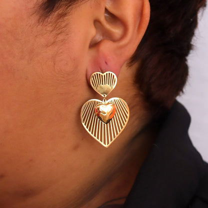 Titanium Beams of Love Earrings