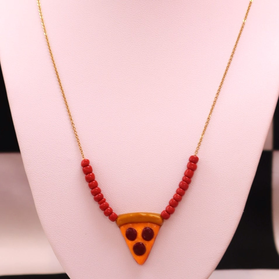 Single Beaded Food Necklaces